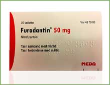 Furadantin kan brukes til behandling av ukompliserte urinveisinfeksjoner (akutt blærekatarr), samt langtidsprofylakse mot gjentatte urinveisinfeksjoner